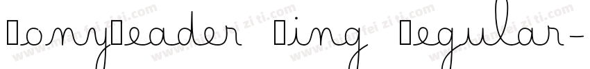 SonyReader Ming Regular字体转换